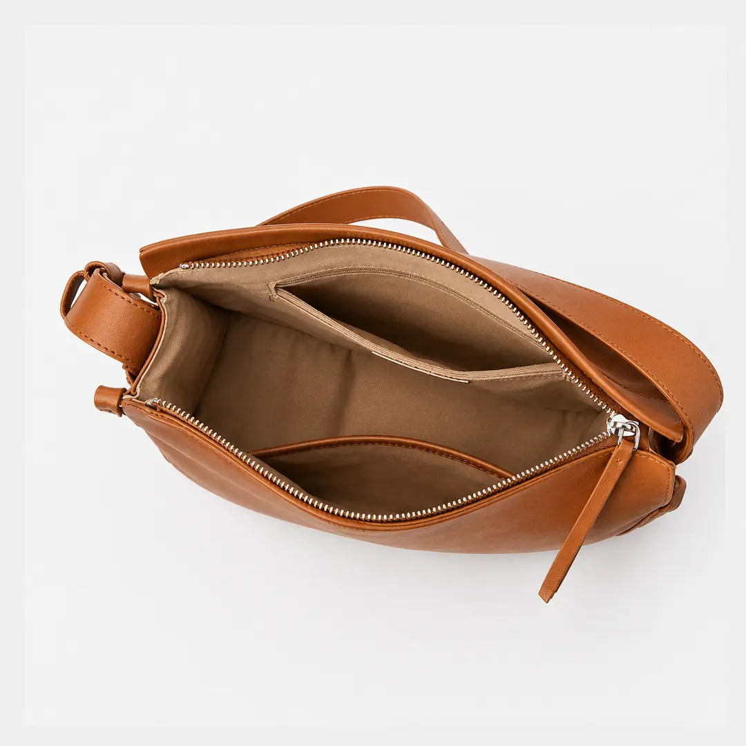 Gexo Genuine Cowhide Leather Hobo Bag - Soft Leather - 5
