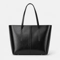 Gexo Large Structured Leather Tote - Work Bag, Travel