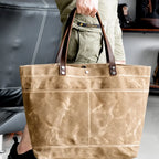 Gexo Canvas Tote Bag, Large Everyday Shopper Shoulder Handbag